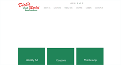 Desktop Screenshot of dicksfreshmarket.com